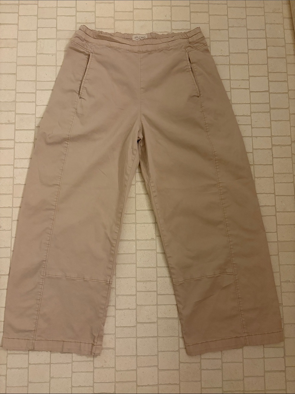 Anthropologie Pilcro Izzie Barrel Cotton Tencel Blend Pants